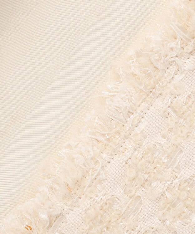 BEIGE， MONGE / ノーカラージャケット Ecru