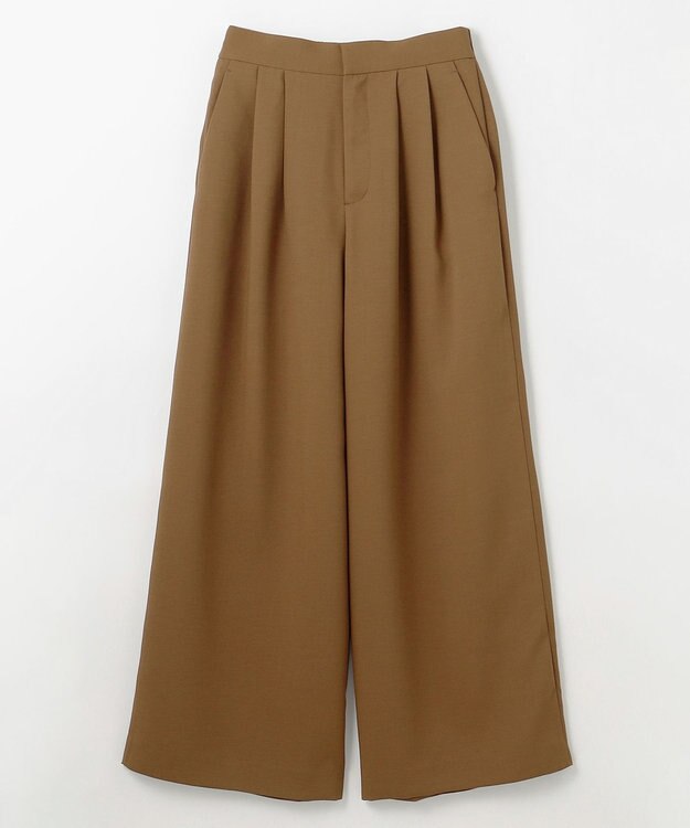 NAVE 【ReNAVE・洗える/UVカット】スパンポリエステル パンツ カーキ系