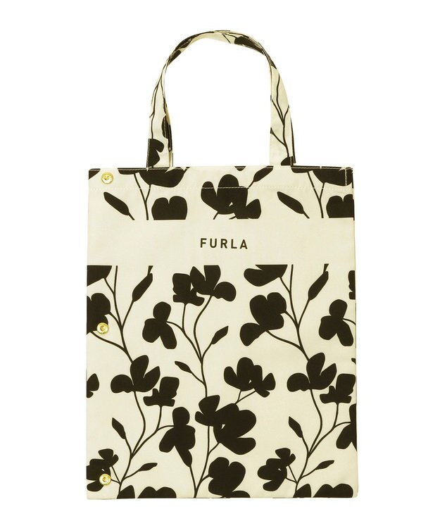 MOONBAT 【折りたたみ傘袋】フルラ（FURLA）カメリア　防水 オフホワイト