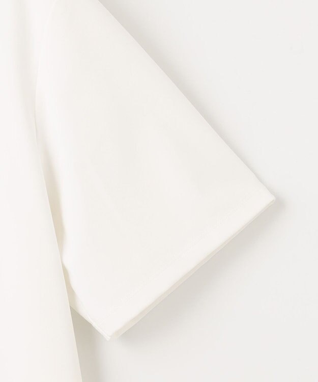 PW CIRCULUS 【MEN】【ストレッチ】バック アニマルプリント ロゴ モックネック シャツ ホワイト系