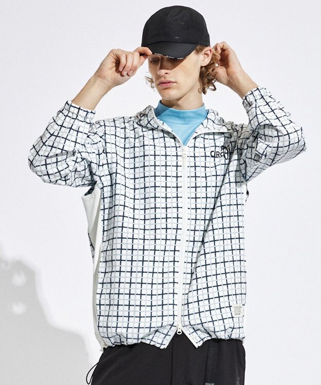 PW CIRCULUS 【袖2WAY】【MEN】プリント デタッチャブル アノラック ホワイト系5