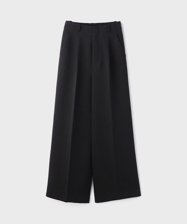 GRACE CONTINENTAL ハイウエストワイドパンツ ブラック