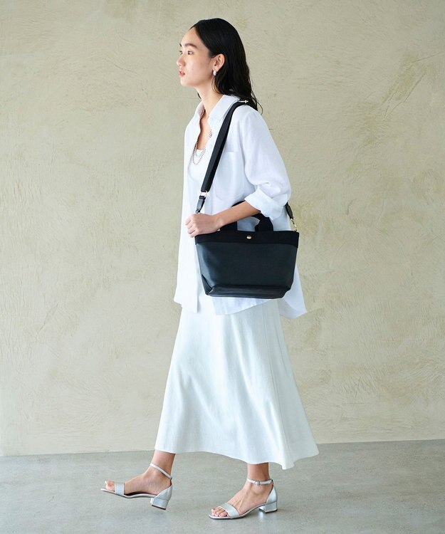 TOPKAPI 【人気色が限定復活！】【Breath TOPKAPI】RIPPLE リプル トート バッグ M（ショルダー付き） ブラック