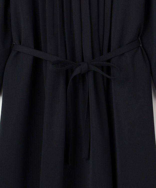 組曲 L 【KUMIKYOKU NAVY】フロントタックドレス ネイビー系