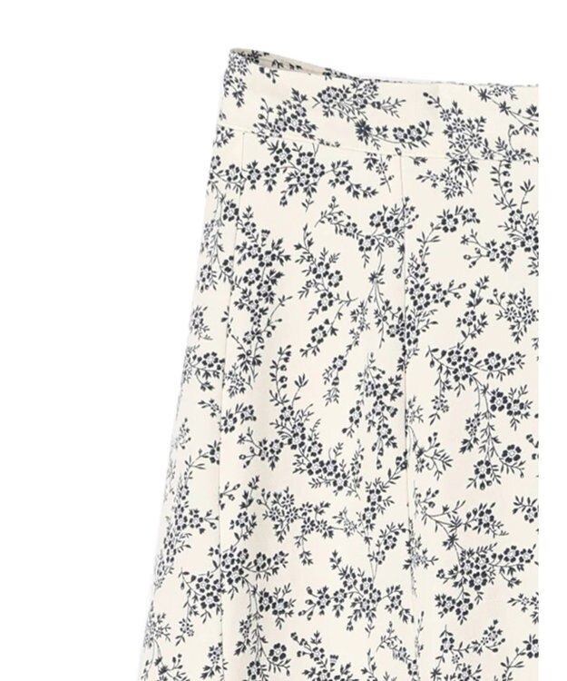 earth music&ecology エアリーエスカルゴスカート Flower