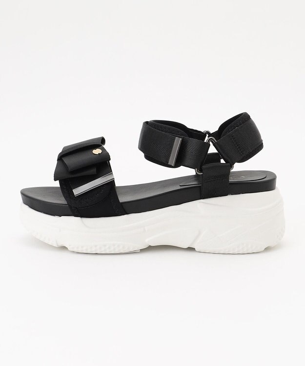 TOCCA RIBBON KNOT SPORTS SANDALS サンダル ブラック系