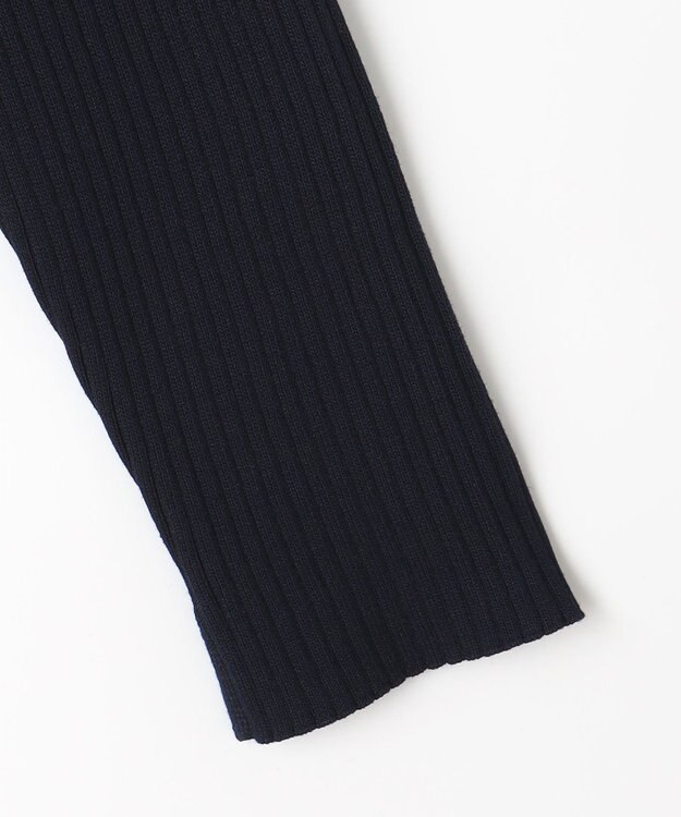 ANY SIS 【洗える】パール調ポイント ニット ネイビー