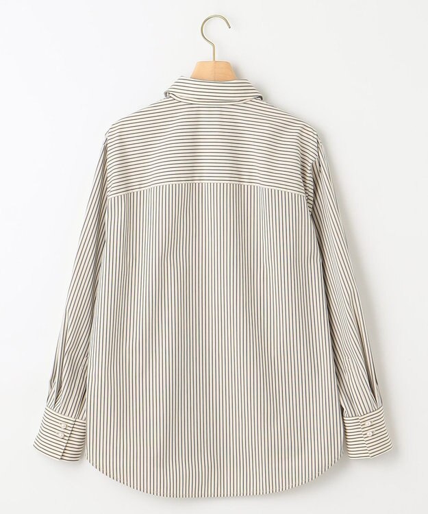 組曲 L 【ボウタイ付き】メッセージシャーティング シャツ アイボリー系1