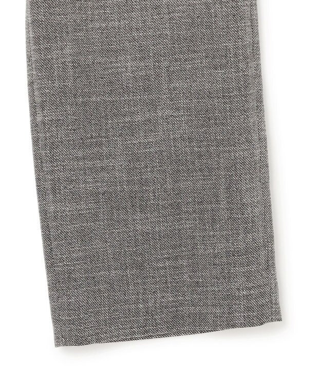 ICB 【先行予約】ライトスラブツイード ワイドパンツ ブラック×オフホワイトミックス