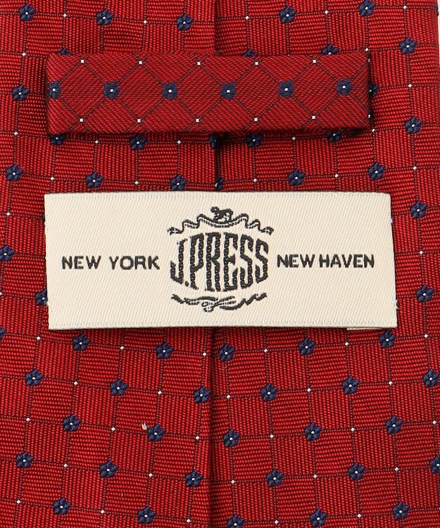 J.PRESS MEN 【VINTAGE JACQUARD COLLECTION】小紋柄 ネクタイ レッド系7