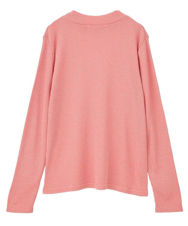 Green Parks ｉｎ　ラメリブハイネックプルオーバー Orange