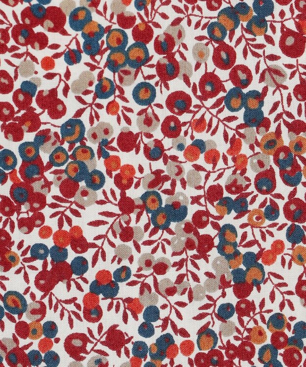 JOSEPH ABBOUD 【洗える】リバティプリント シャツ ワイン系5