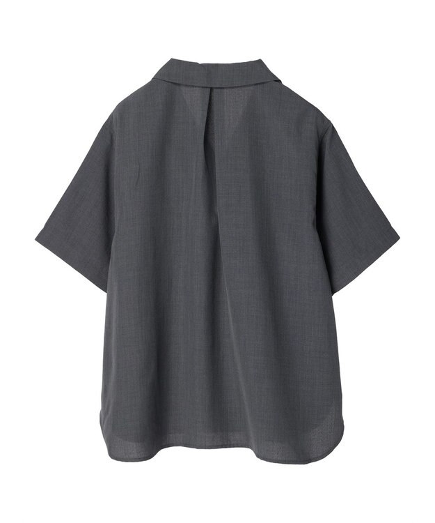 Green Parks 速乾開襟シャツ Charcoal Gray