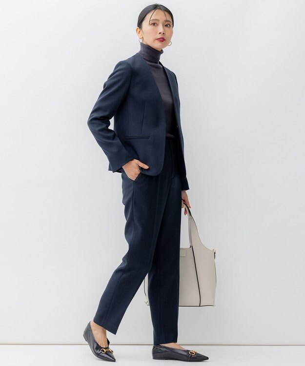 23区 アウトシームトートバッグ アイボリー系