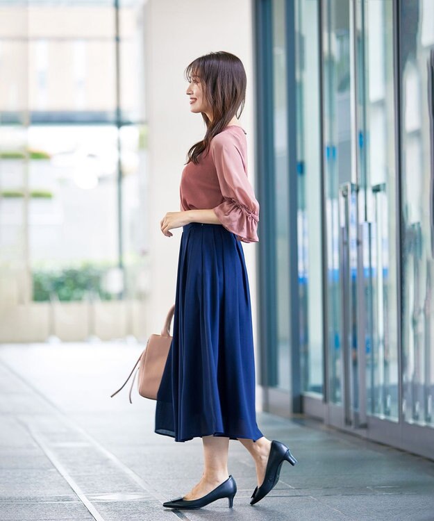 Tiaclasse L 【洗える】キャンディースリーブニットトップス ピンク