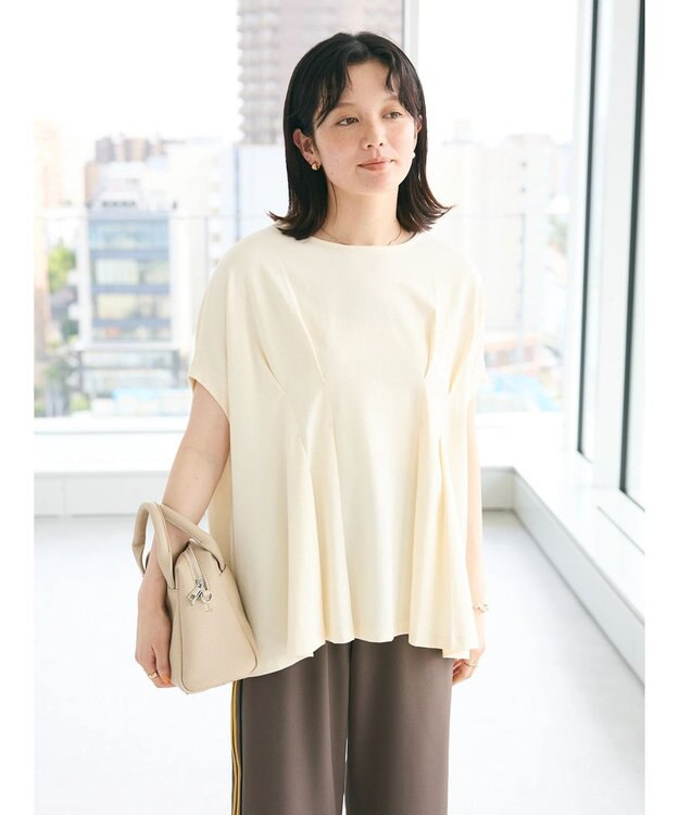CRAFT STANDARD BOUTIQUE 前後2WAYタックプルオーバー Ivory