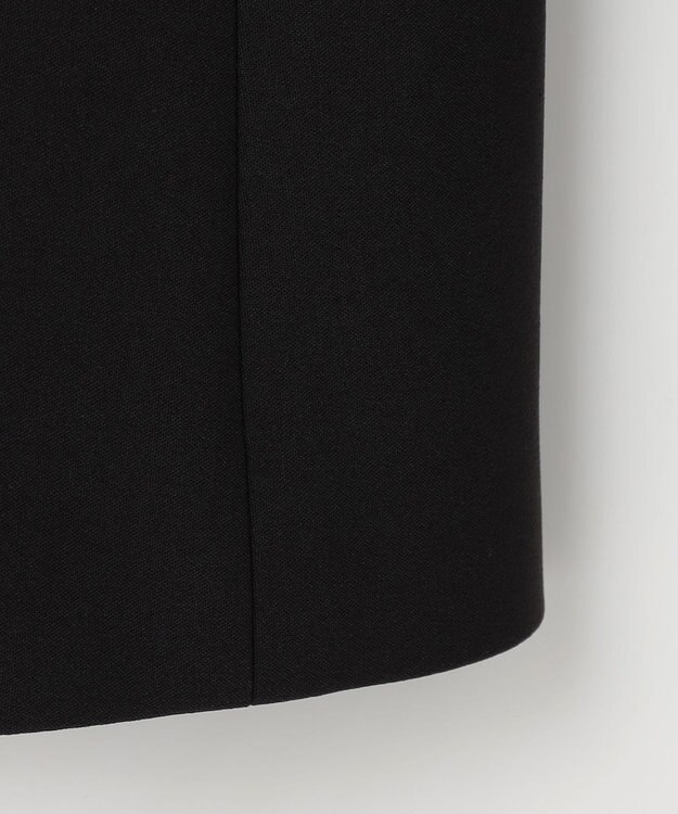 ANY SIS L 【洗える】セレモニーダブルクロス カラーレス ジャケット ブラック