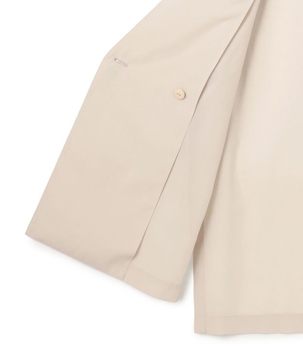 23区 【先行予約】ライトシアーマットクロス ノーカラー ジレ ベージュ系