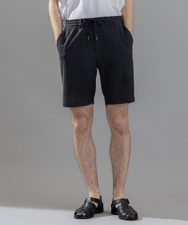 JOSEPH HOMME 新素材【通気性/洗える/ストレッチ】トリコワッシャーストレッチ　ショートパンツ/ BERMUDA グレー系