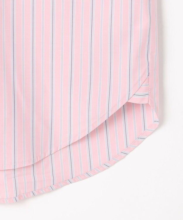 ANY オーバーサイズシャツ ピンクストライプ