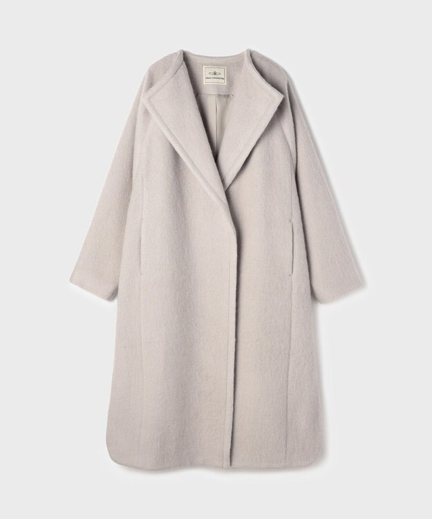 GRACE CONTINENTAL シャギードルマンコート グレー