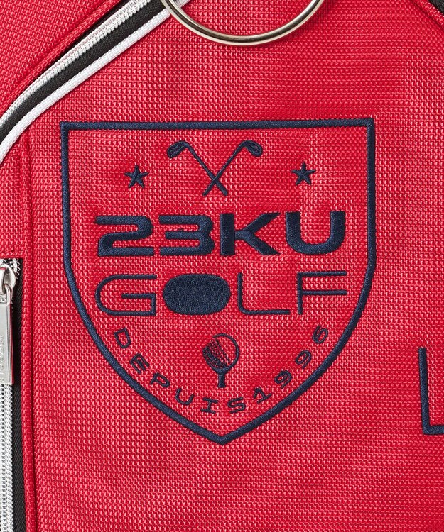 23区GOLF 【UNISEX】ツアーモデル キャディバッグ レッド系