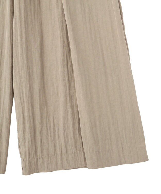 YECCA VECCA 【UVカット/遮熱/接触冷感】COOLタックワイドパンツ Gray Beige