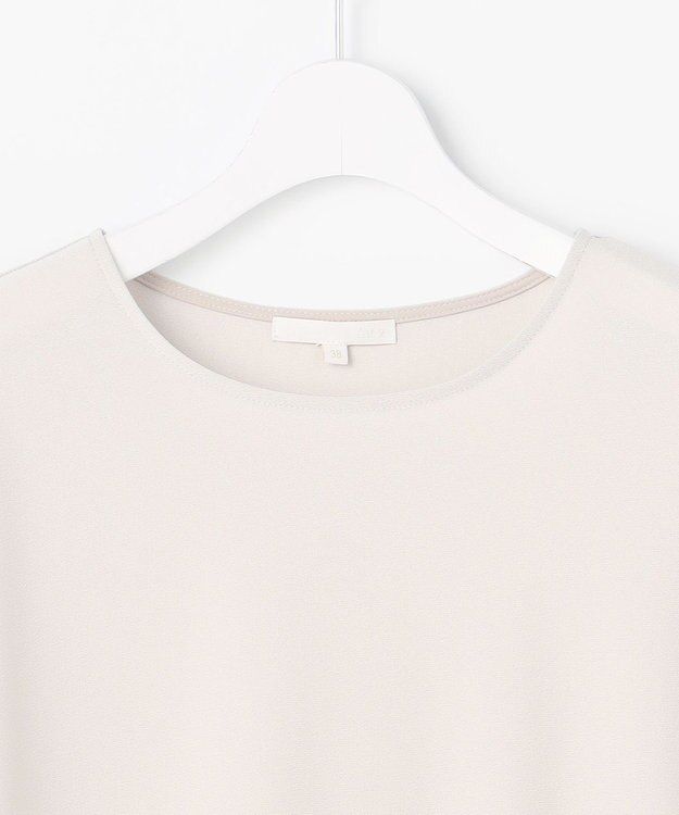 自由区 【WEB先行販売】ストレッチアムンゼンフレンチスリーブ カットソー ベージュ