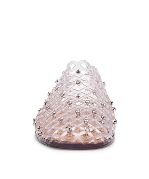 STEVE MADDEN GROVE-Rクリアメッシュフラットシューズ ラインズ