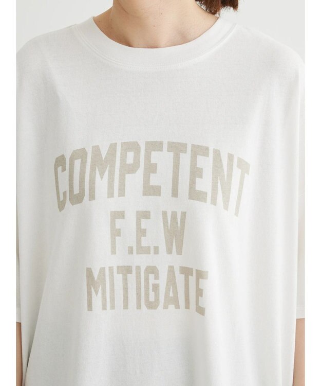 Green Parks カレッジロゴ半袖チュニック White