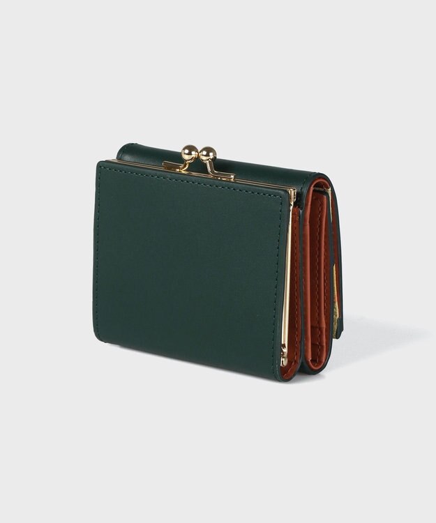 Paul Smith Newスワールトリム がま口3つ折り財布 グリーン