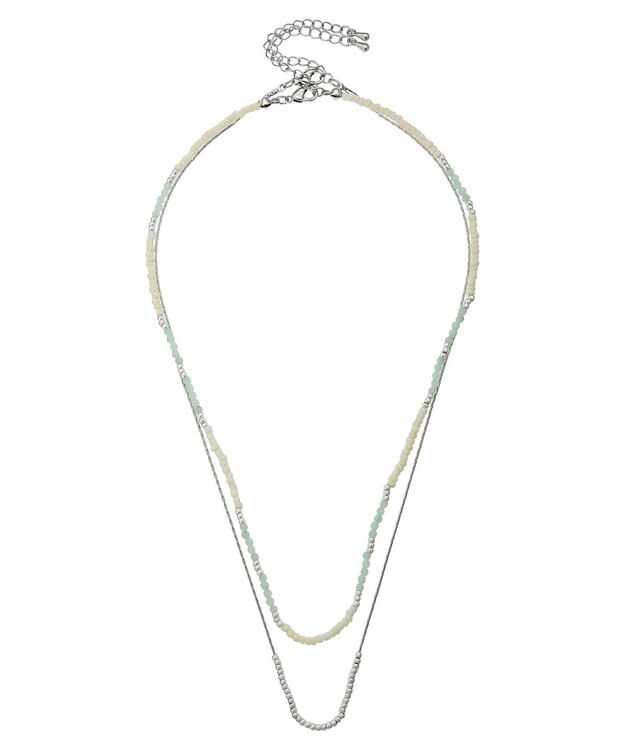 AMERICAN HOLIC ２ＳＥＴ　ビーズネックレス Blue