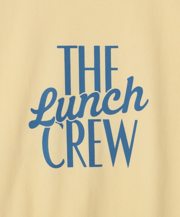 CRAFT STANDARD BOUTIQUE フロッキープリントＴシャツ Light Yellow