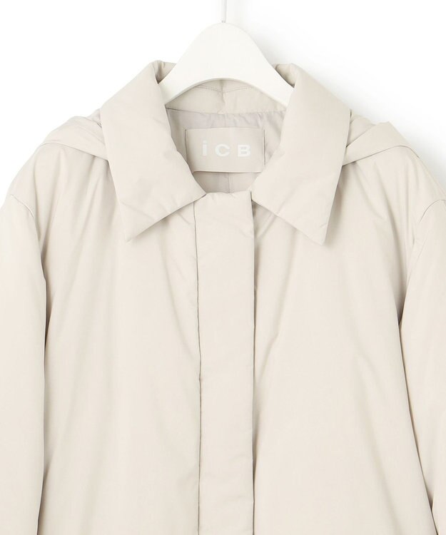 ICB 【WEB&一部店舗限定】ADSダウン ステンカラーコート トープ系