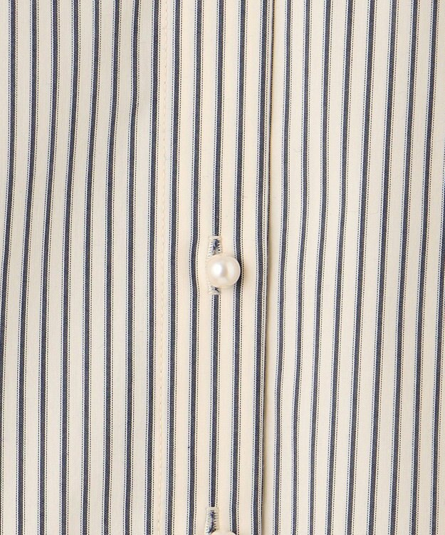 組曲 【ボウタイ付き】メッセージシャーティング シャツ アイボリー系1