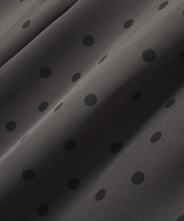 AMERICAN HOLIC ドットサテンイージーパンツ Charcoal Gray