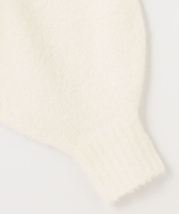 #Newans 【洗える】クロップドバルーンボリュームスリーブニット ホワイト系