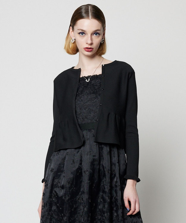 TOCCA 【洗える！】GARDEN DEW カーディガン ブラック系