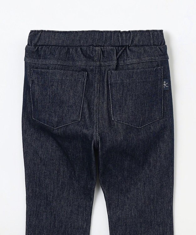 組曲 KIDS 【90-100㎝】ハートデニムニット パンツ ネイビー