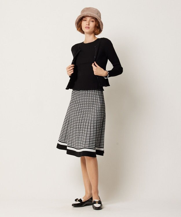 TOCCA 【洗える】RESONATE プルオーバー ブラック×ホワイト系