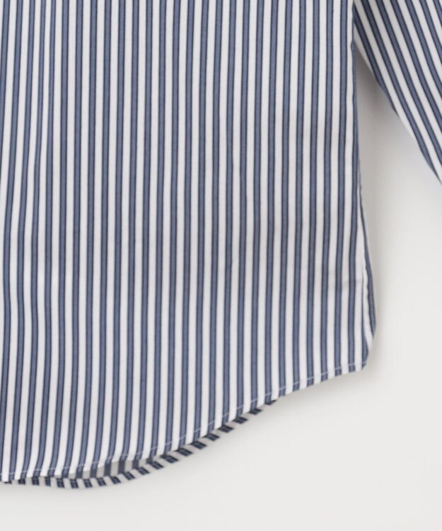 JOSEPH ABBOUD スト レッチストライプシャツ ネイビー系1