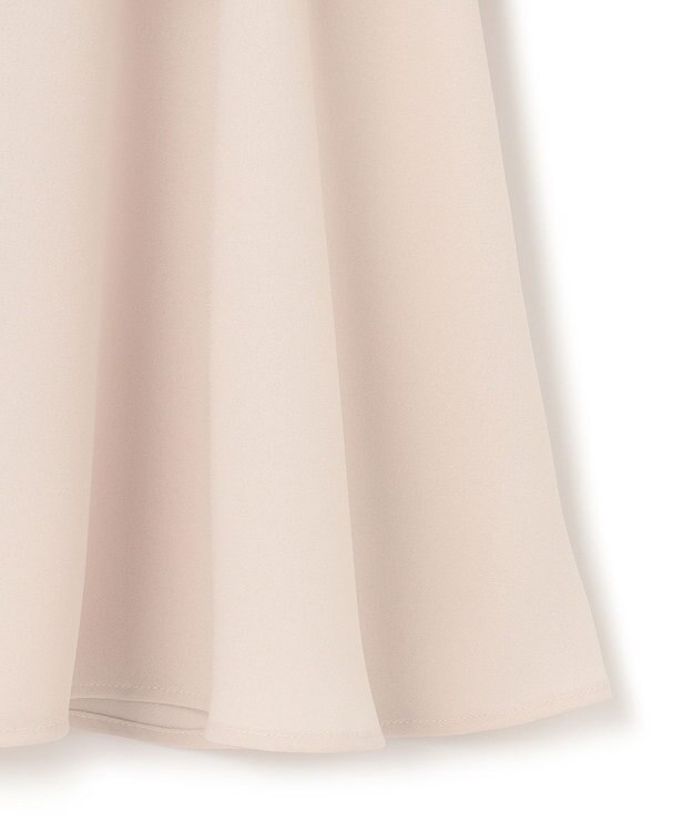 23区 【洗える】バックサテンアムンゼン フレンチスリーブ ブラウス ベージュ系