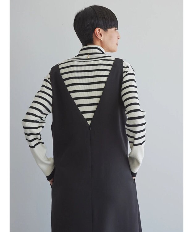 AMERICAN HOLIC バイパチリブタートルニットプルオーバー Border