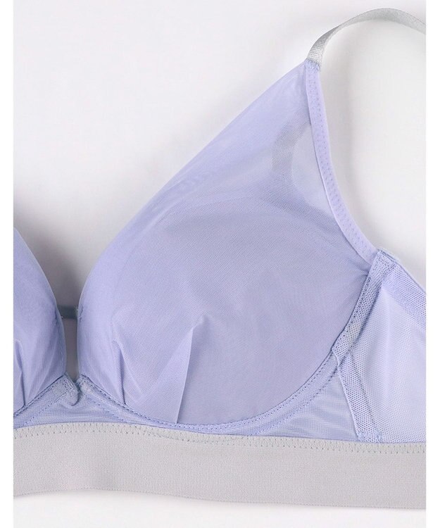 WACOAL ノンワイヤーブラ 【重力ケアブラ】 バストを重力から守る まる胸をキープ サイドのラインすっきり Gカップまで対応 大きいサイズ レディース BXB114 /ワコール パープル