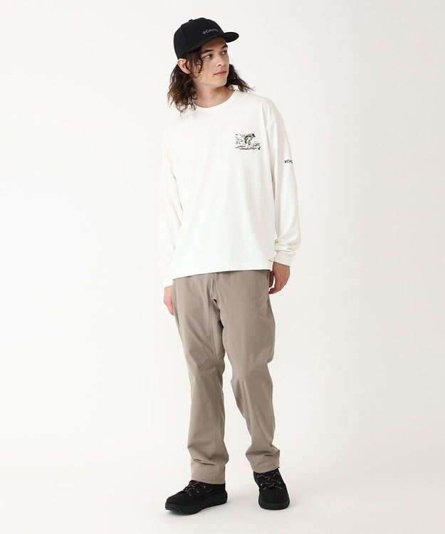 Columbia Columbia/ バーンノベルグラフィックロングスリーブTシャツ /コロンビア Sea Salt、 Bass