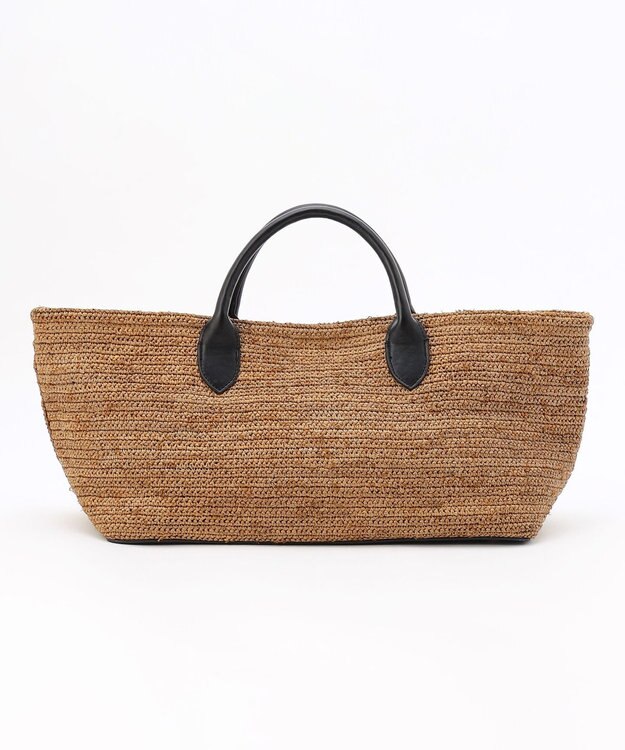 自由区 ワイドライフィア トートバッグ ブラウン