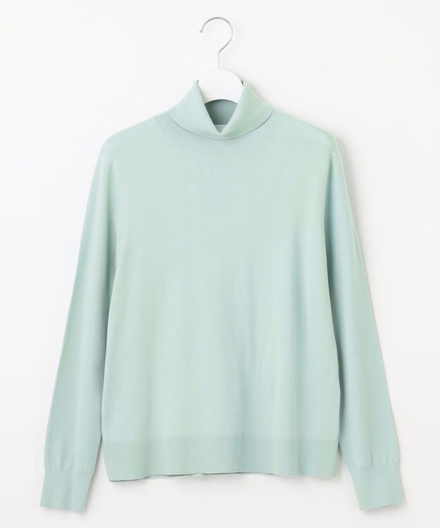 J.PRESS LADIES L 【ご好評につき新色追加！・WEB限定カラーあり・洗える】PRINCE タートルネック ニット 【WEB限定】ミント系