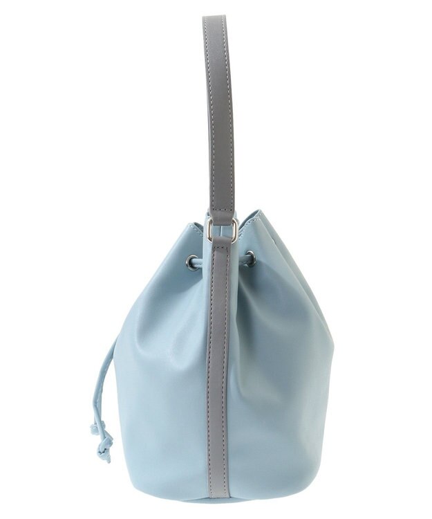 earth music&ecology バイカラーハンドルドロストバッグ Blue