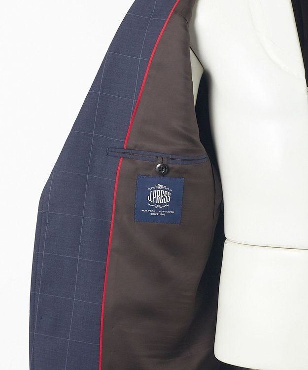 J.PRESS MEN 【WEB・一部店舗限定】ウィンドーペーン スーツ ダルブルー系4