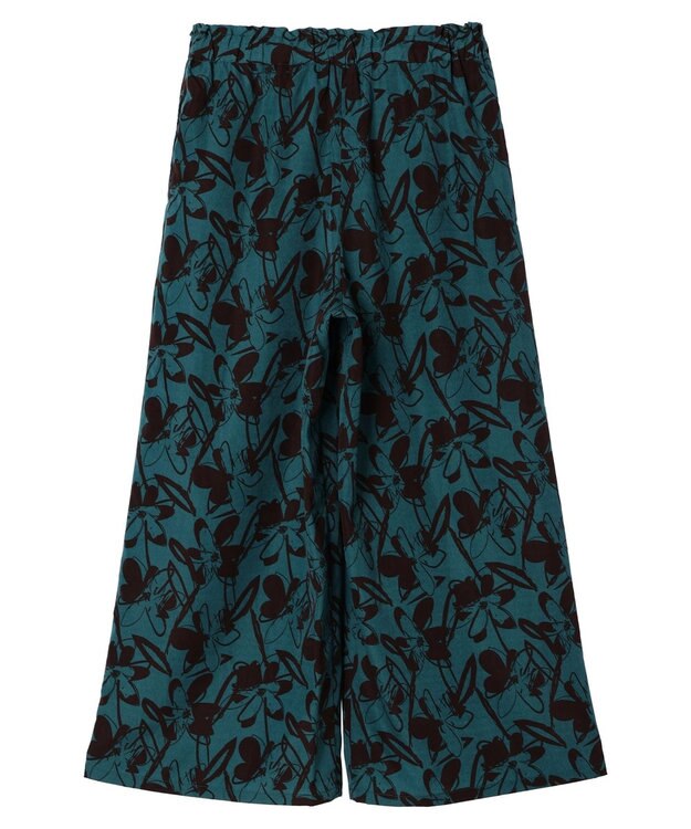 CRAFT STANDARD BOUTIQUE アートフラワーシャーリングパンツ Green